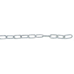 6x42x12mm Galvanised Welded Long Link Chain - 10m length